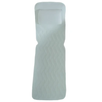 

Body Bath Tub Pillow Non-Slip Spa Bathtub Mat Mattress Pad Breathable 3D Mesh Layers-Great Back Support for Adults