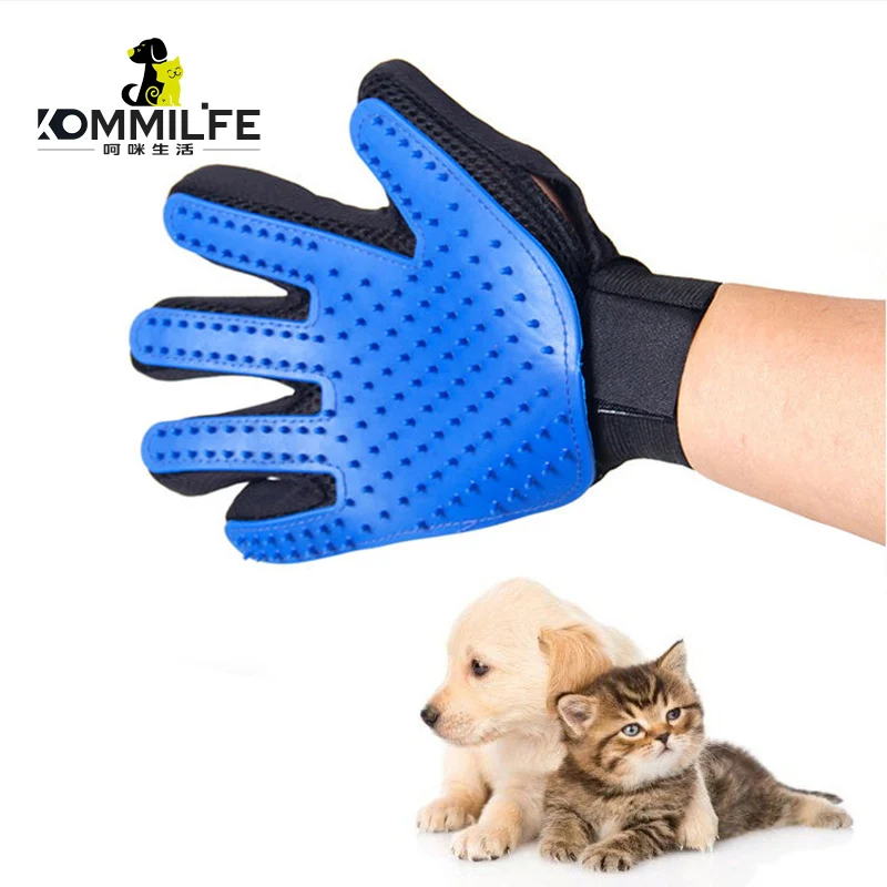 Cat Grooming Glove Dog Cat Hair Deshedding Brush Dog Grooming Glove Comb for Cats Pet Hair