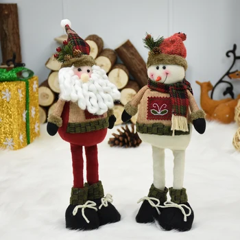 

House Christmas Decorations Cute Christmas Dolls Snowman Elk Ornaments Gifts Christmas Toys House Christmas Decorations