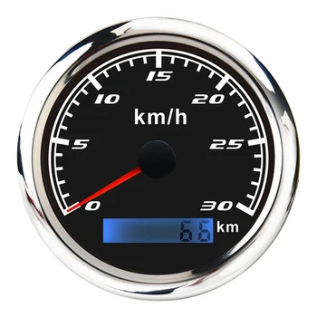 

Marine Car Digital GPS Speedometer Gauge 0-30 Km/h Pulse Signal
