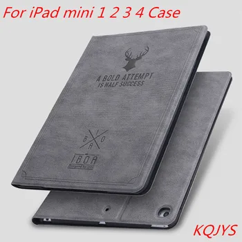 

KQJYS Magnetic PU Leather Smart Cover for iPad mini 1 2 3 Flip Case Auto Wake Up Sleep Stand Holder Cover for iPad mini 4 Case
