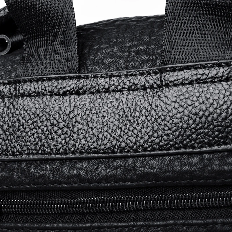 Роскошный высококачественный кожаный Молодежный мягкий рюкзак женский деловой элегантный большой емкости модный рюкзак туристический рюкзак