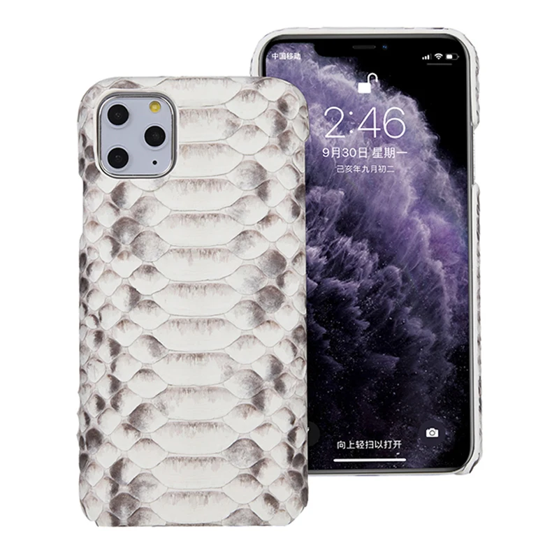 Стильные чехлы для телефонов Apple iPhone 11 Pro Max Роскошный чехол из натуральной кожи Boa