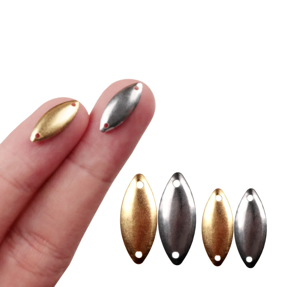 100pcsTroutSpoonBaitsFishingLuresWobblersSequinsMetaljigMini