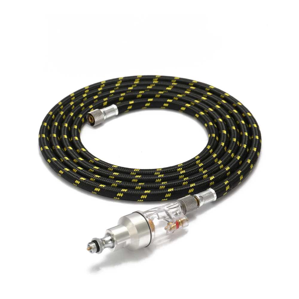 

Professional Airbrush Accessory Set 1.8m Nylon Braided Airbrush Hose + 1/8" Interface Oil-water Separator Air Brush Accessory