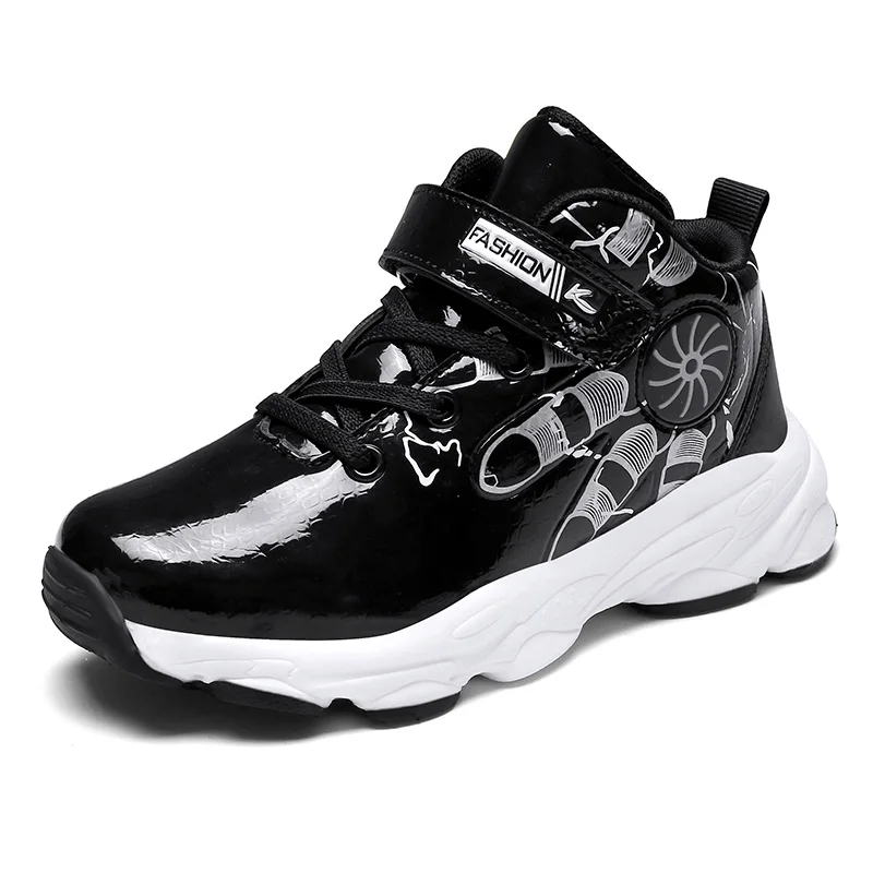 Детская Баскетбольная обувь; кроссовки; 1 обувь в стиле ретро; 11 zapatillas hombre; 4 баскетбольные кроссовки для мальчиков; для детей - Color: Black