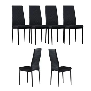 Black Dining Chair Set  1