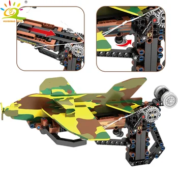 

Toys 212PCS Camouflage Shooting Airplane Technics Weapon Brick Boy Play Game for Children Gun Building Blocks