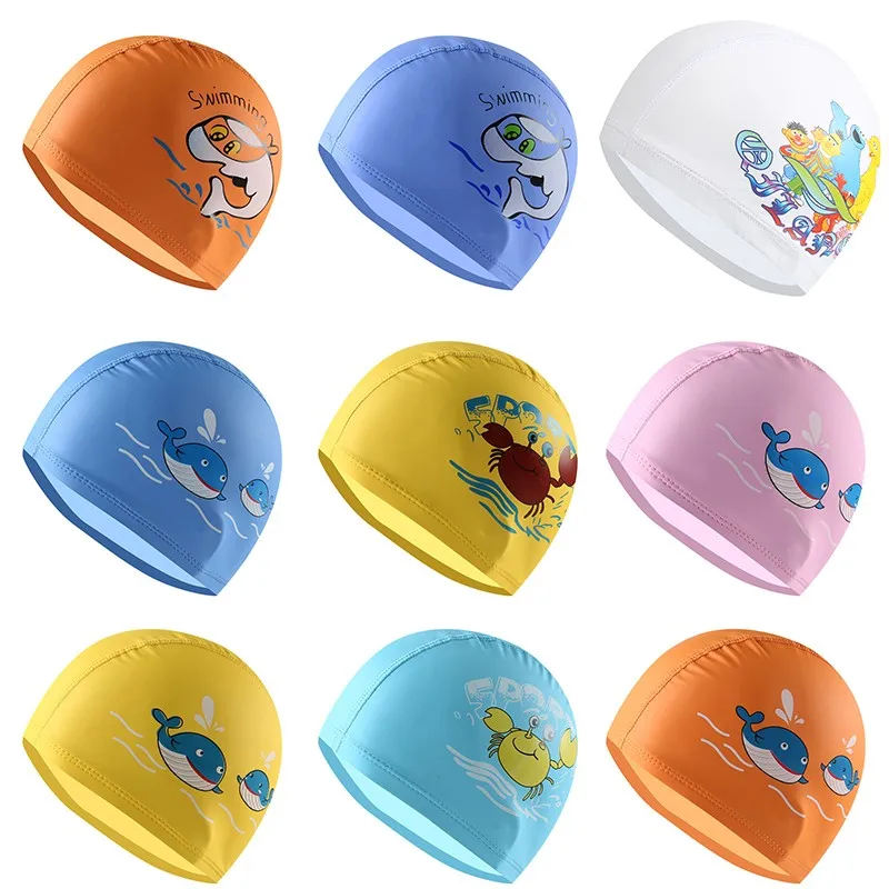 

High Elastic Swimming Caps Adult Waterproof Stretchable Comfortable Ears Protection Long Hair Summer Swiming Pool Bathing Hat