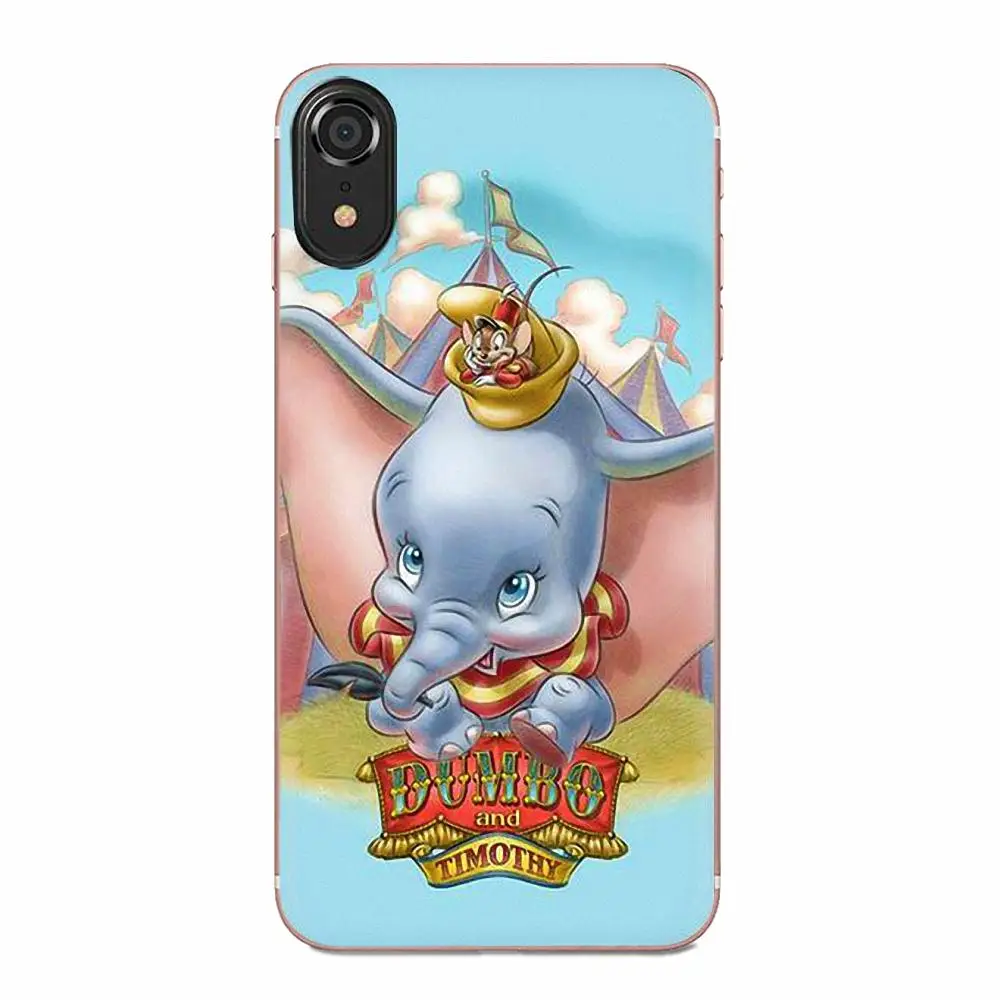 Dumbo милый слон для samsung Galaxy Note 5 8 9 S3 S4 S5 S6 S7 S8 S9 S10 5G mini Edge Plus Lite Мягкий ТПУ чехол
