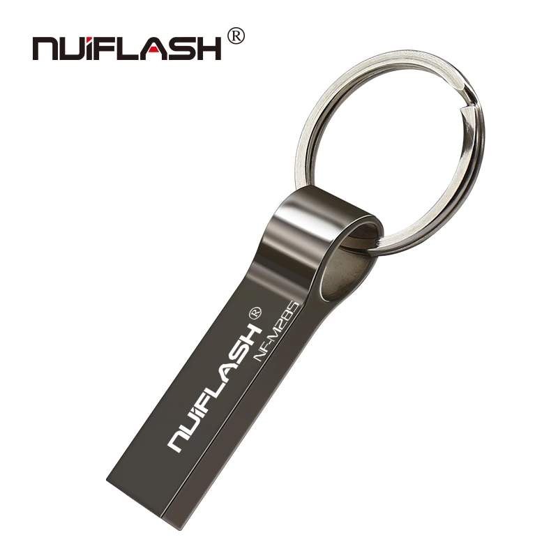 bright gray Металлический ключ, usb флеш-накопитель, 16 ГБ, серебристая флешка, 64 ГБ, 8 ГБ, 4 Гб, usb 2,0, флеш-накопитель, 32 ГБ, 128 ГБ, usb флеш-накопитель, печать логотипа - Цвет: bright gray