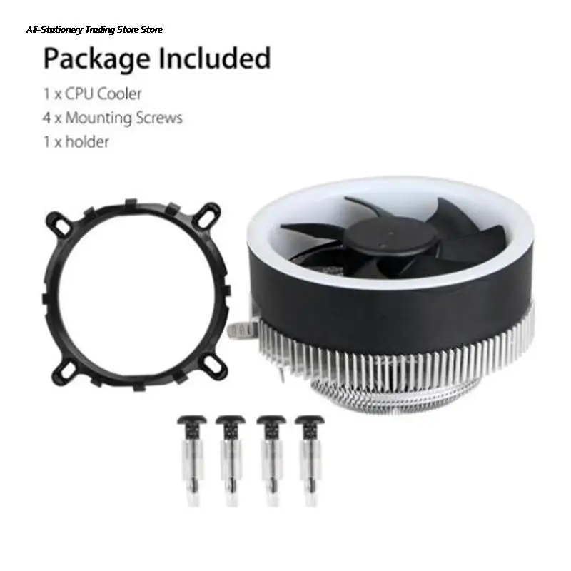 CPU Cooler Cooling Radiator Fan for Intel LGA 1150 1155 1156 775 1366 AMD AM2 AM2+ AM3 AM3+ AM4 3 Pin RGB | Компьютеры и офис