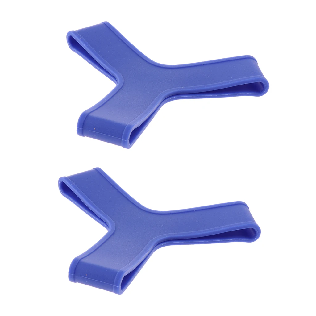 M blue 2 шт., S/M/L, для плавания, для подводного плавания, для подводного плавания, силиконовые ласты/захваты, ласты для дайвинга, хранитель, ремни, аксессуары для дайвинга - Цвет: M blue