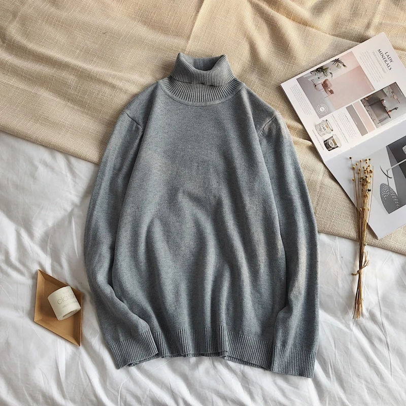 Black/Red Turtleneck Sweater Men Slim Knitted Turtleneck Men Pullover Cotton Solid Winter Turtleneck Sweater Men Causal Warm Black/Red Turtleneck Sweater Men Slim Knitted Turtleneck Men Pullover Cotton Solid Winter Turtleneck Sweater Men Causal Warm