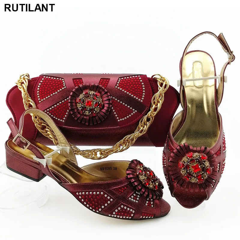 

Plus Size Italian Shoes with Matching Bags Buckle Strap Summer Shoes Big Size Italian Shoes and Bags Set Envio Gratis Elegant