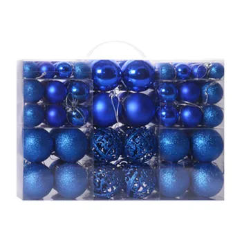 

100X Christmas Decorative Ball Shatterproof Ornaments Xmas Tree Pendants Hanging For Christmas Tree Decorations