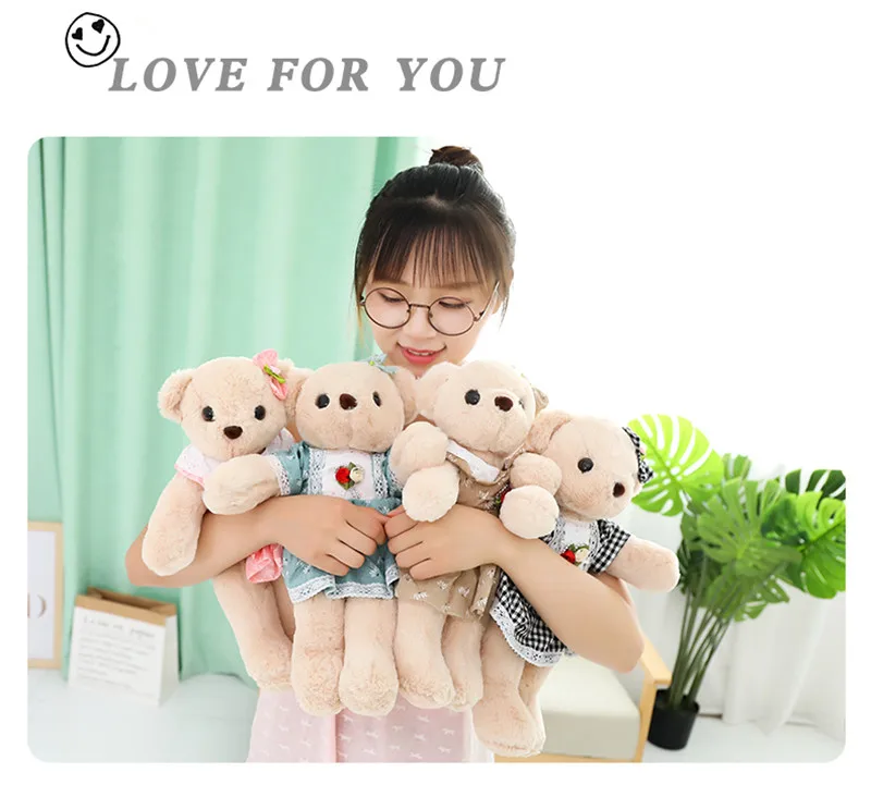 40 см Kawaii туалетный плюшевый плюшевые Медвежата для детей Плюшевые игрушки Свадебные подарки животные медведь плюшевый подарок на день рождения для детей