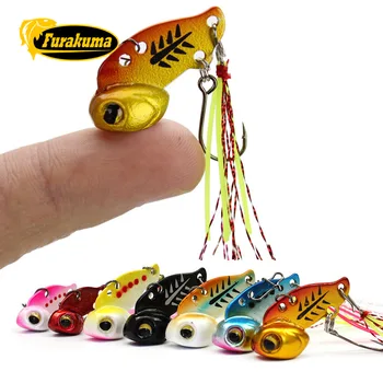 

Furakuma fishing Bionic bait Lure mini metal vib 3g/6g submerged sequins trembling horse mouth bait