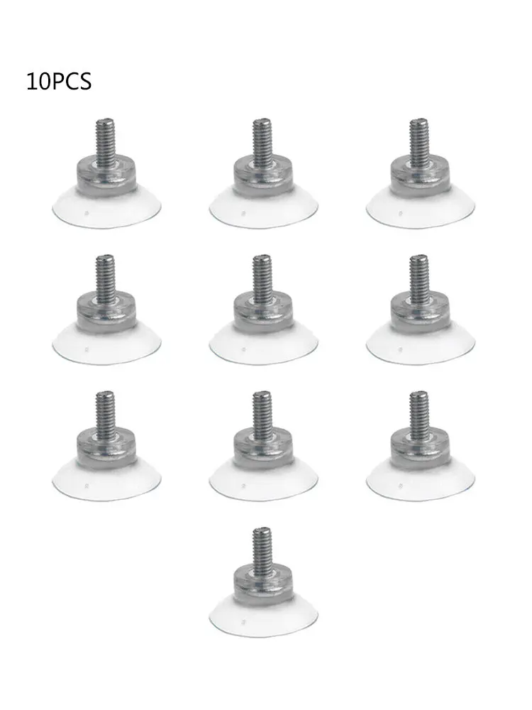 10pcs/set Rubber Strong Suction Cup Replacement Fit Screw Toilet Plungers for Glass with M6 Athroom Kitchen Storage Tools | Дом и сад