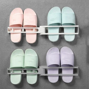 

Free Punching Bathroom Accessories Organizer Bathroom Drain Shoe Rack Bedroom Rack Student Dormitory Shoes Storage Rack