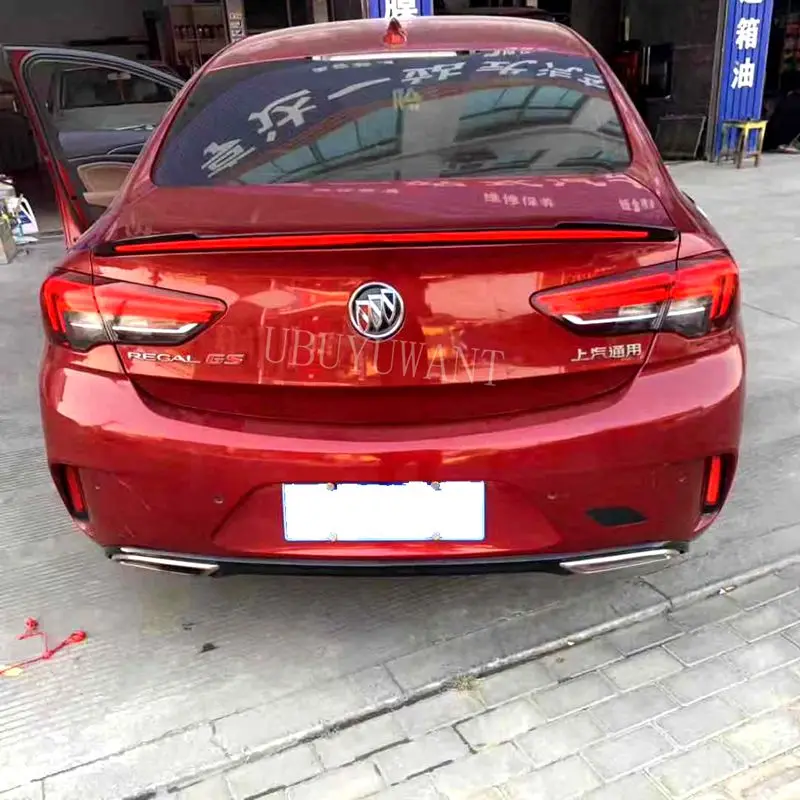 Для Buick Regal Автомобильный задний багажник спойлер ABS Материал грунтовка цвет украшение в виде хвостового крыла для Regal