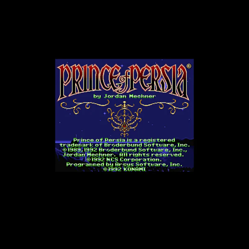 Игровая карта Prince of Persia NTSC 16 бит 46 пин для игроков в США | Электроника
