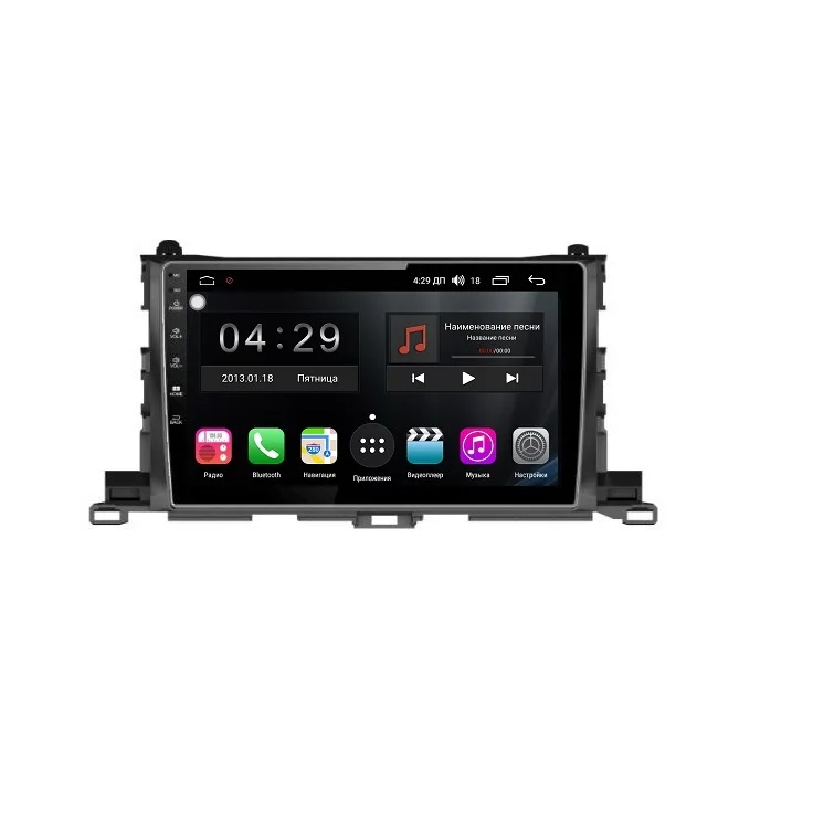Штатная магнитола FarCar s300-SIM 4G для Toyota Highlander+ на Android(RG467R)(+ Камера заднего вида в подарок