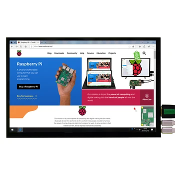 

New 10.1 inch 1280x800 IPS HDMI LCD Display Monitor with Capacitive Touch Screen for Raspberry Pi 4B 3B+ Windows Android
