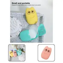 

100Pcs/Box Soap Useful Random Color Disposable Fast Foaming Hand Cleaning Soap for Camping Disposable Soap Soap Sheet