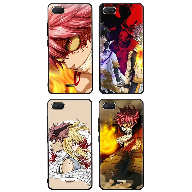 Манги «Fairy Tail», «силиконовый чехол для телефона для Xiaomi Redmi 4A 4X5 6 Plus Pro 7 GO Note 5, 6, 7, 8 Pro 7A K20 Pro