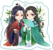 3-4 Мультфильм мразь злодей самосберегающая система брелок Sheng Qingqiu Luo Binghe акриловый брелок милые забавные модные ювелирные изделия новинки - Цвет: 3-4