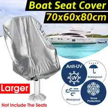 70x60x80 см большой чехол на сиденье для лодки, водонепроницаемый чехол на сиденье для яхты с защитой от пыли, эластичный чехол на сиденье для лодки с защитой от УФ