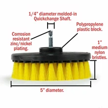 Мощная щетка для чистки ковров, кожаной обивки, пластиковое деревянное средство для чистки мебели, электрическая сверлильная щетка