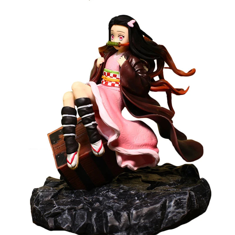 PQKL-party Nezuko Figur 30cm - Demon Slayer Actionfigur Sammlerstück