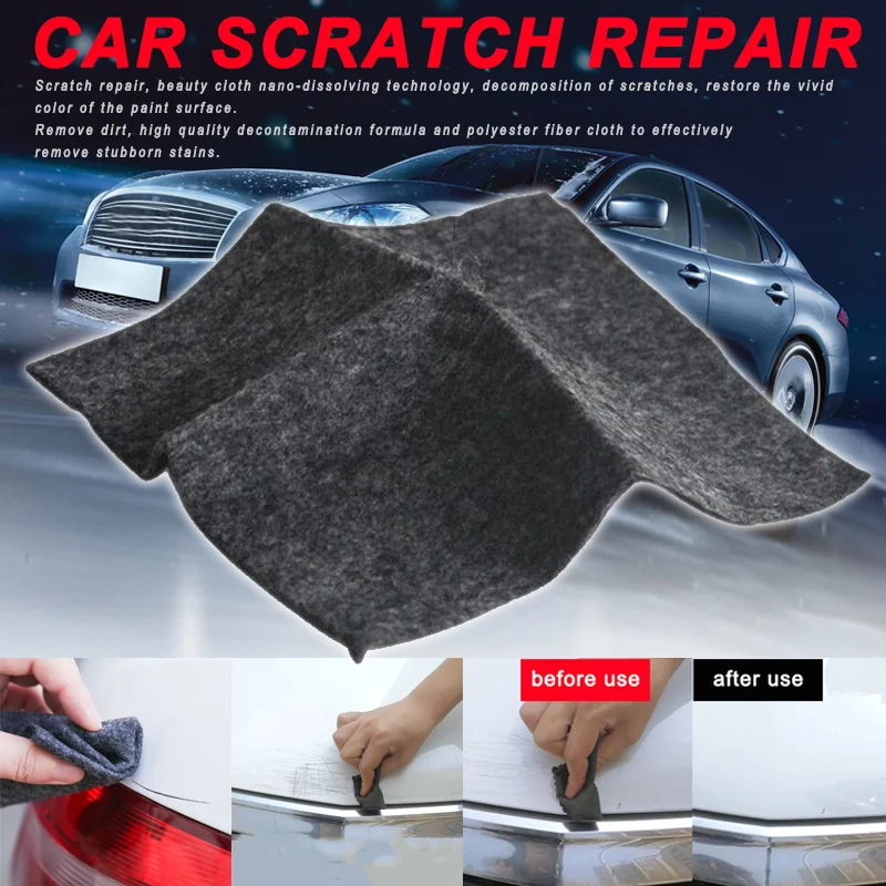

Car Scratch Remover Cloth Multi-Function Towel Fix Repair Polish for Light Paint Scratches F-Best