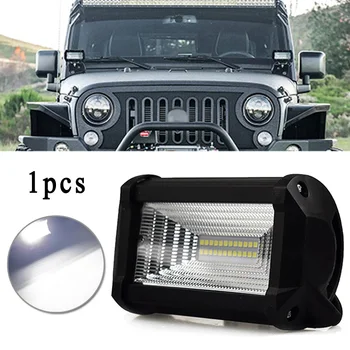 

Black LED Work Light With Accessories Parts Off-Road Flood 6000K 8000LM