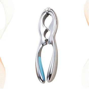 

Multifunctional Nut Cracker Zinc Alloy Arcuate Walnut Opener Nut Craker Tool Nut Shucker for Home (Random Color)