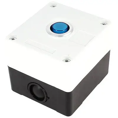 

220V 5A SPDT 3Pin Soldering Latching Type Push Button Control Station Box