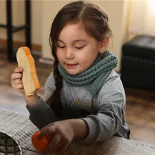 Детский шарф-шаль для мальчиков и девочек; сезон осень-зима; однотонная шерстяная вязаная мягкая теплая Повседневная модная одежда; Outdoor-MXC-W7