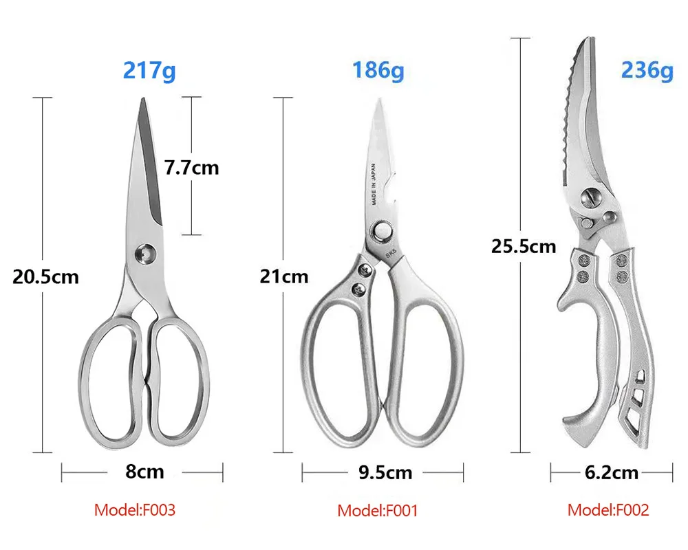 Kitchen Scissors Knife Multifunctional Tools Accessories Stainless Steal  For Vegetable Green Onion Meat Barbecue