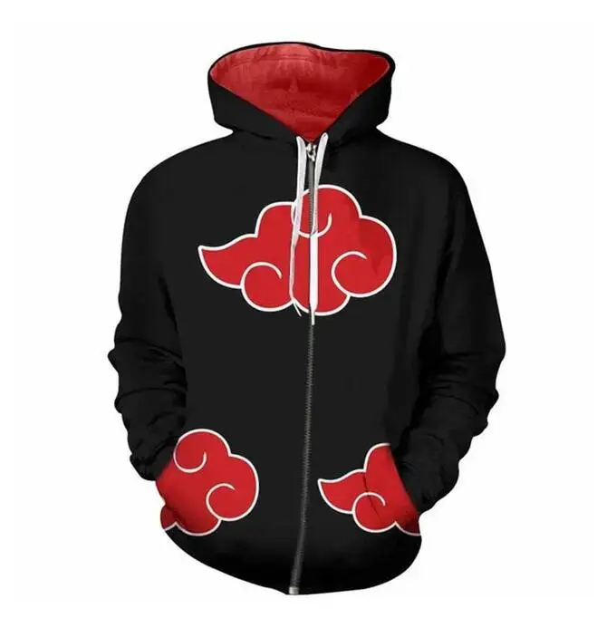 2019 Anime Naruto Uchiha Itachi 3D Print Hoodie Long Sleeve Streetwear Sportwear Pullover Men Women Fashion Casual Outwear DY154 | Мужская