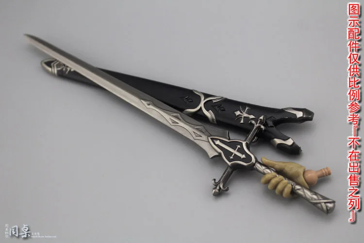 1 6 Soldier Accessories Weapon Model Western Sword Giant Sword 12 Inch Doll Available In Stock Action Figures Aliexpress