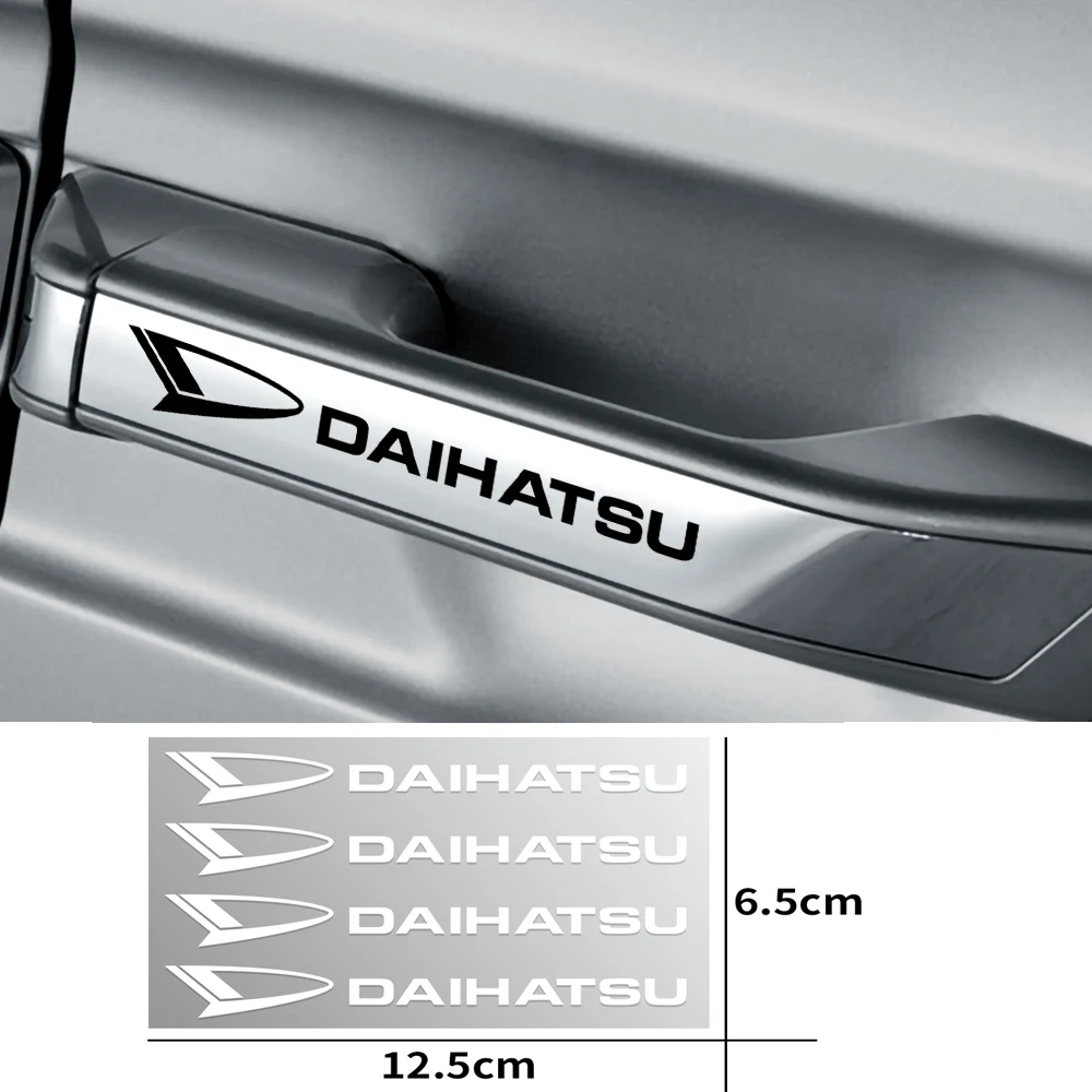 Для Daihatsu 2/4 шт. автомобильные Стайлинг двери наклейки на ручку зеркала