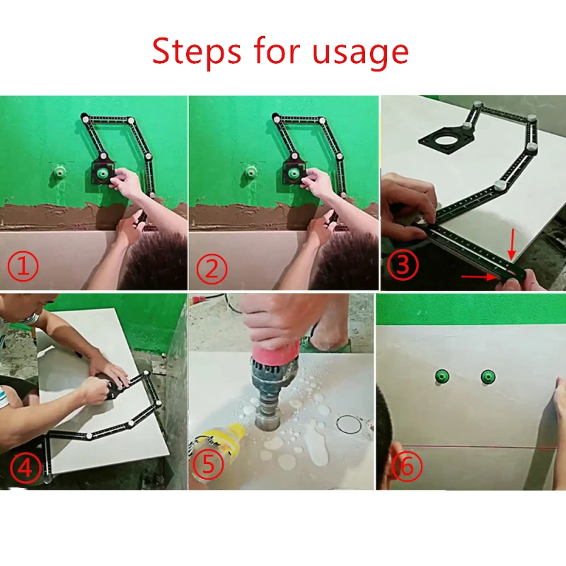 2pcs Équerres à Positionnement ENJOYWOOD 90 Degrés 160mm Alliage D'aluminium Règle Carrée Outil