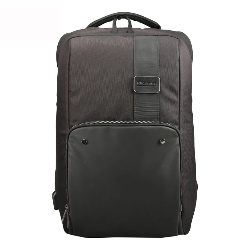 

Fashion Black USB Charging Backpack Senior Business 16.5 Inch Computer Bag College Student Bag