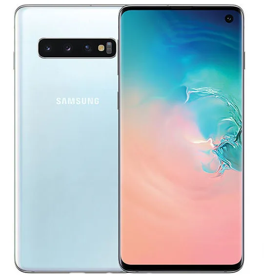 Смартфон samsung Galaxy S10 6," G973U Восьмиядерный Snapdragon 855 3 настоящая камера отпечатков пальцев ID 8G ram 128GB rom мобильный телефон - Цвет: Белый