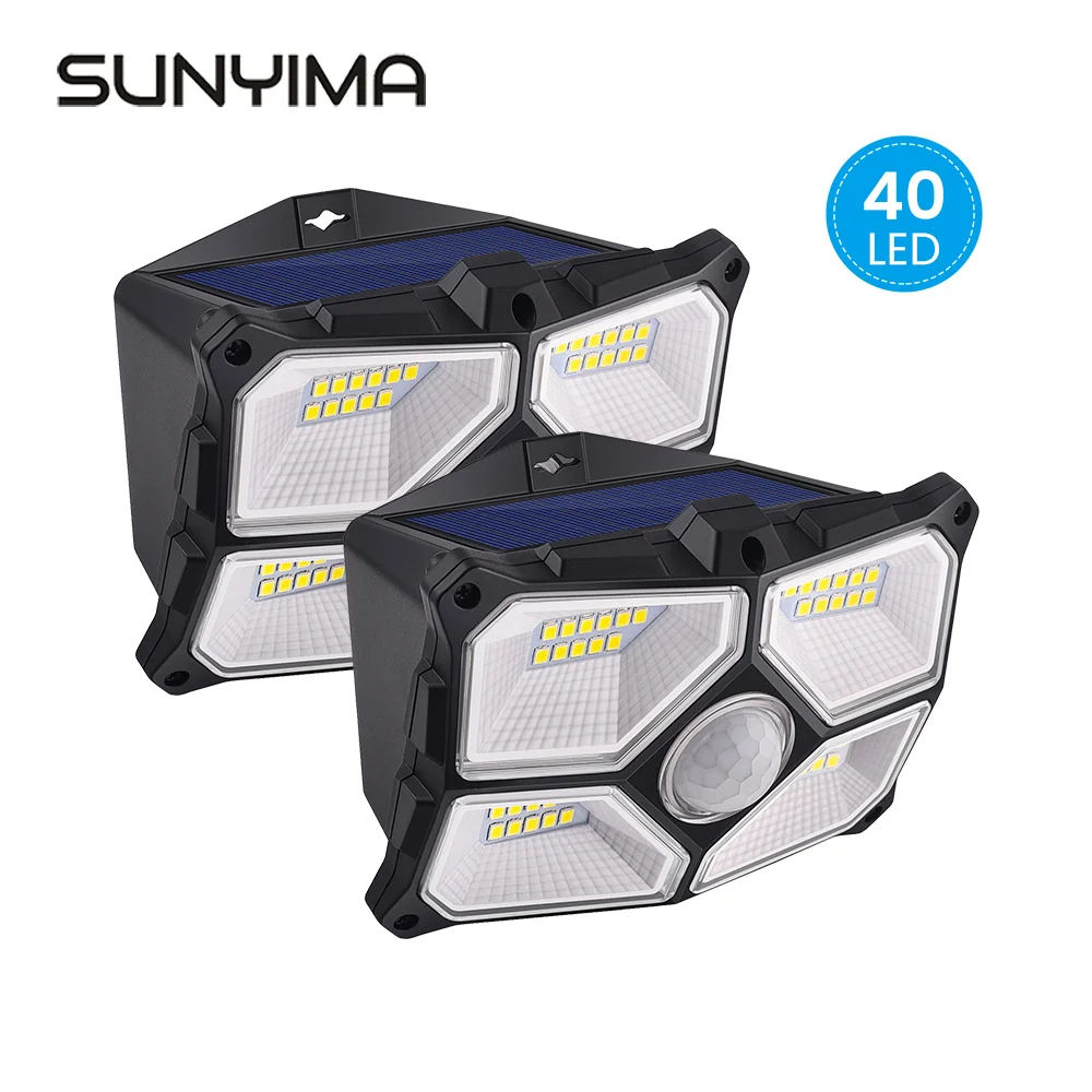 

SUNYIMA-Square Sensor Wall Light 40LED 5.5V 0.38W High brightness induction wall lamp
