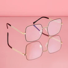 Natuwe&Co, модный дизайн, синий светильник, очки, оптические большие оправы, Квадратные прозрачные линзы и очки по рецепту