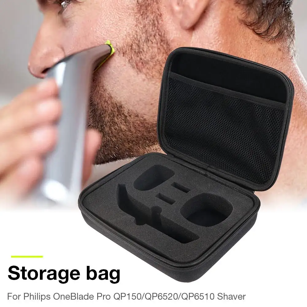 EVA Hard Case Travel Carrying Storage Bag with Classic Zipper for Philips Series QP150 QP6520 QP6510