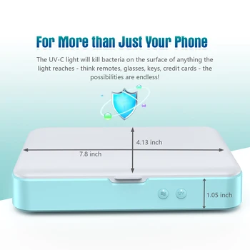 

UVC LIGHT Sterilizer Sterilization Box Essential Oil Aromatherapy Diffuser Kill 99.9%Bacteria for Watch Mask Makeup Brush Toys